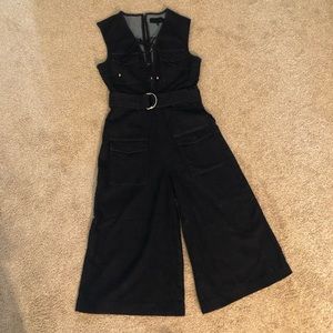 Kendall + Kylie dark Jean jumpsuit